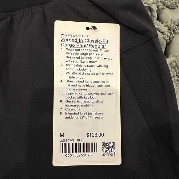 Lululemon Athletica Black Cargo Pants - Picture 2 of 4